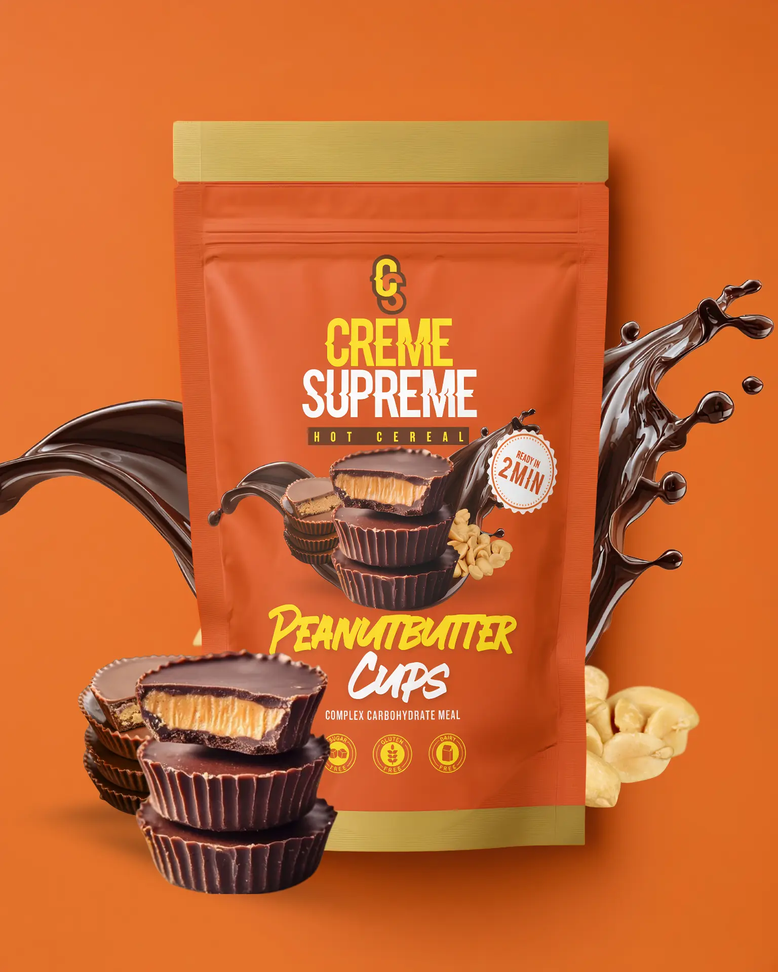 Peanut Butter Cups Creme Supreme hot cereal pouch
