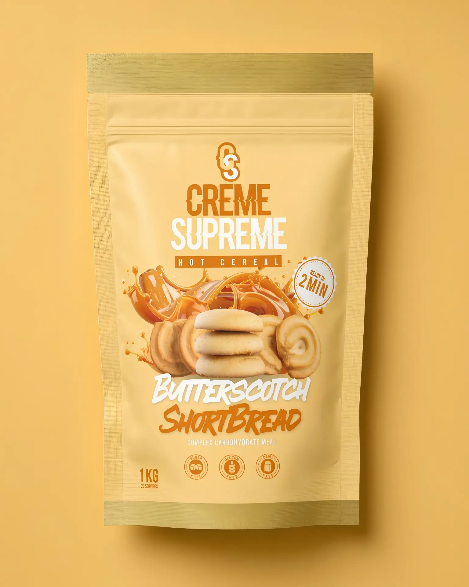 Butterscotch Shortbread Creme Supreme hot cereal pouch