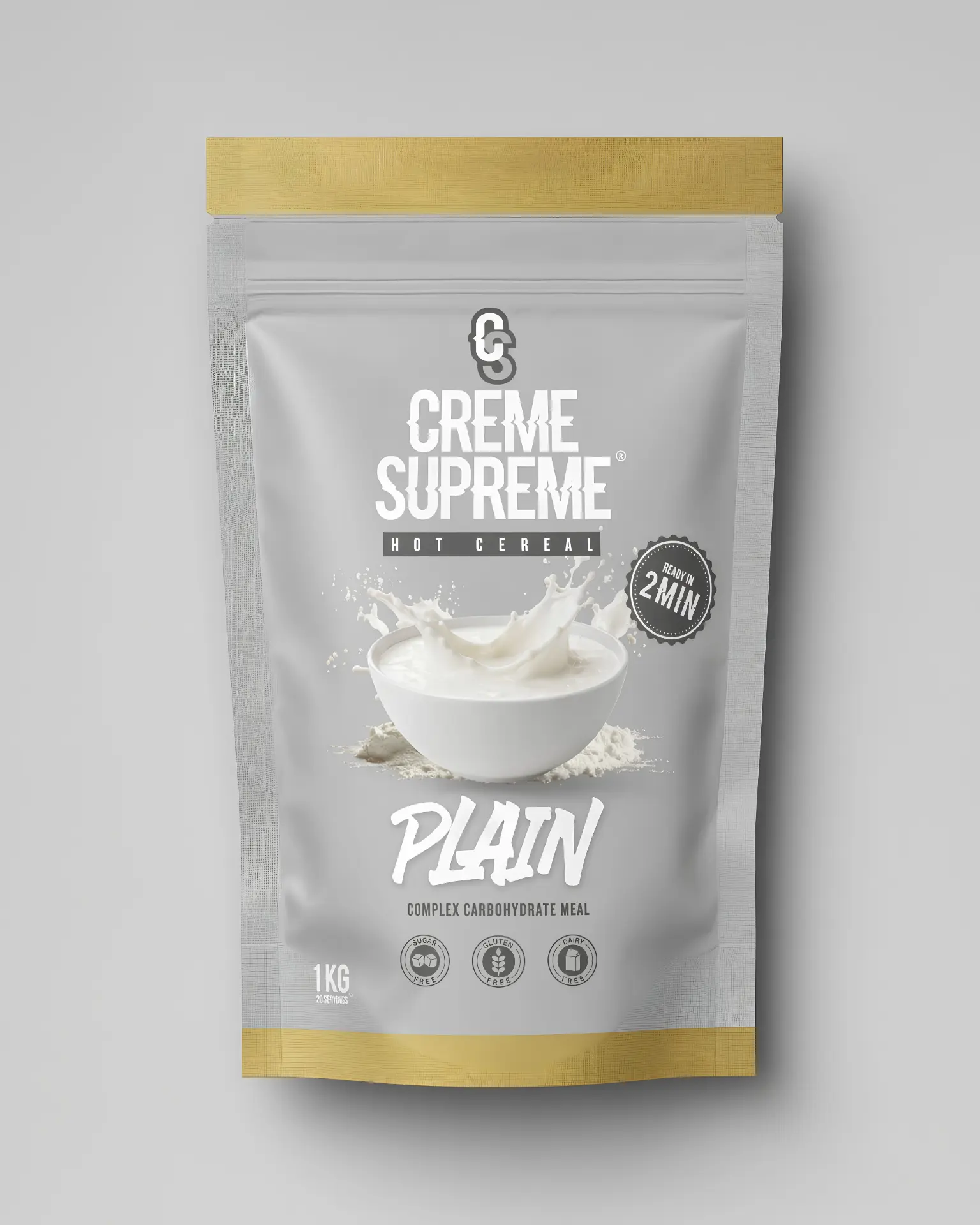 Plain Creme Supreme hot cereal pouch