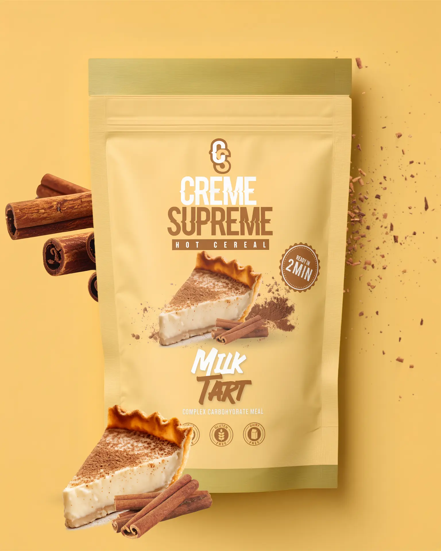 Milk Tart Creme Supreme hot cereal pouch