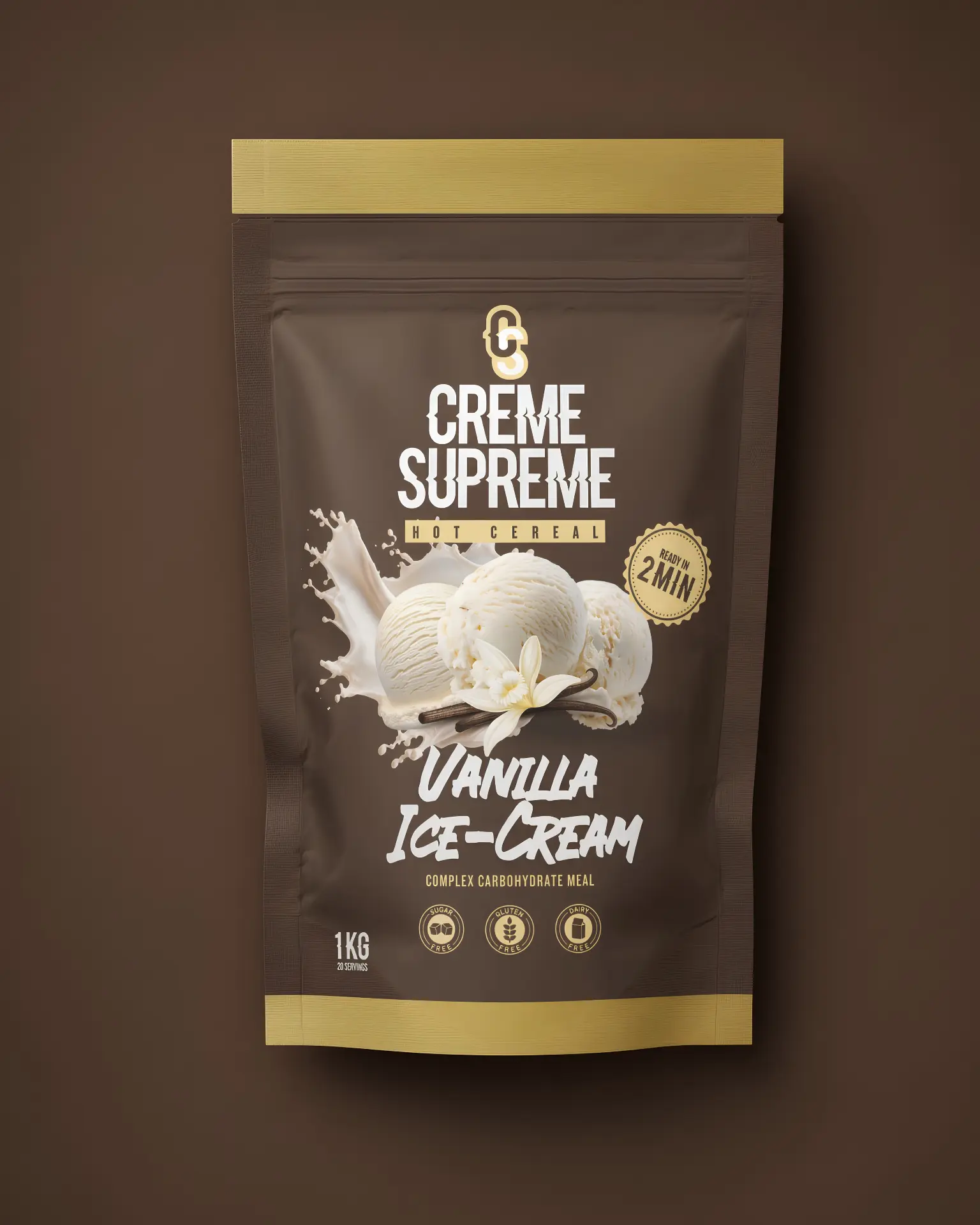 Vanilla Ice-Cream Creme Supreme hot cereal pouch