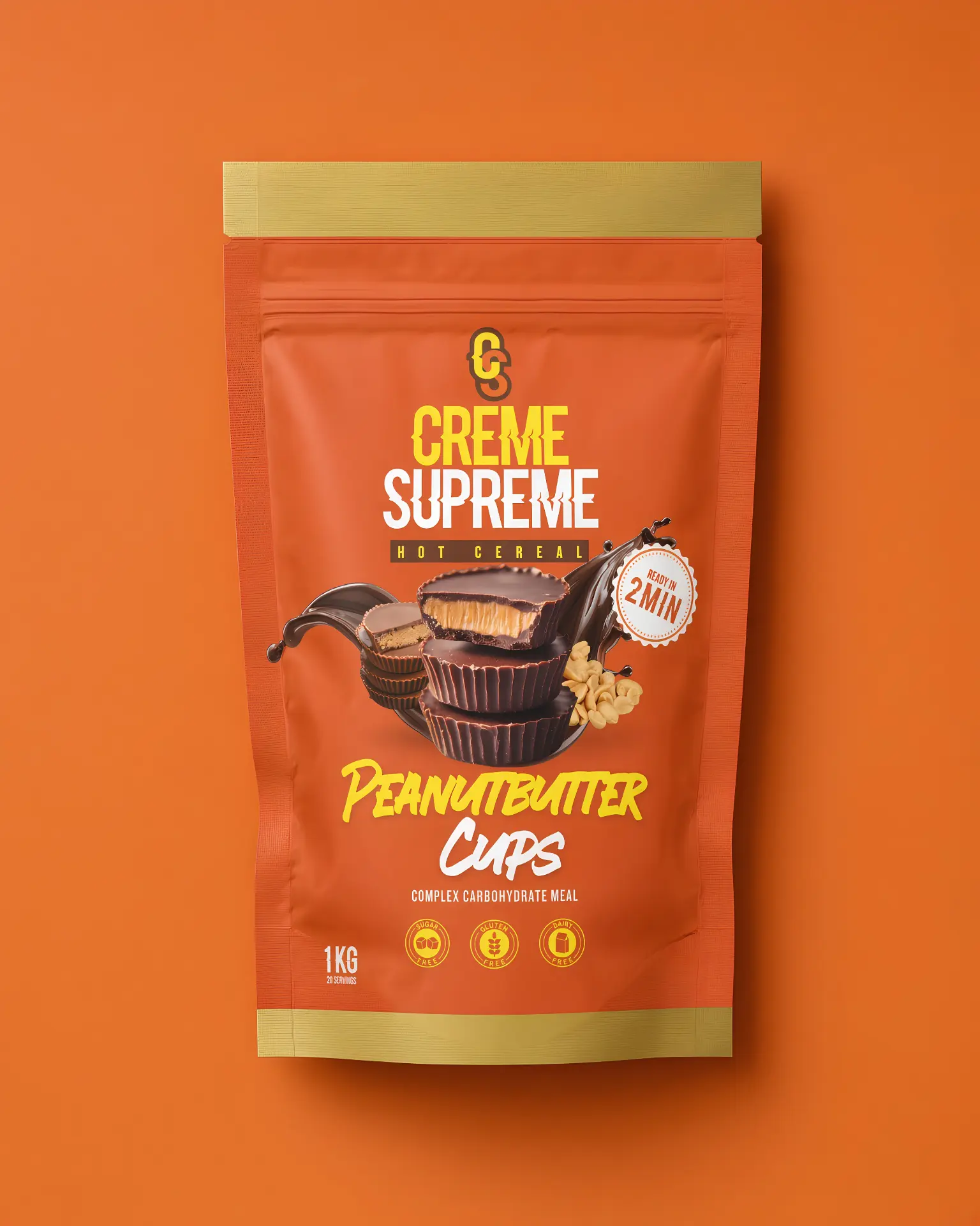 Peanut Butter Cups Creme Supreme hot cereal pouch